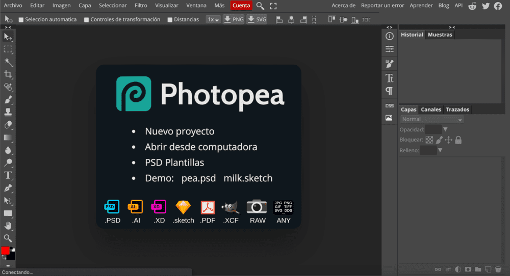 Photopea Photoshop Online Gratis